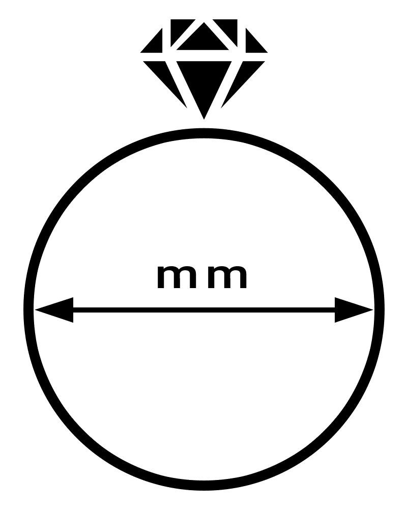 Charlette Boutique gyűrű méret táblázat